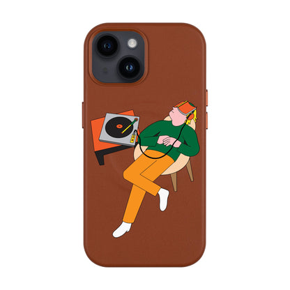 LAZY SUNDAY AFTERNOON-Leather Kılıf MagSafe Özellikli - iPhone 13