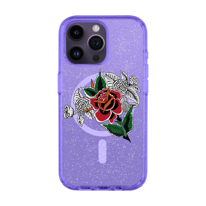 DRY ROSE-iPhone 14 Pro Max Shiny Kılıf MagSafe Özellikli