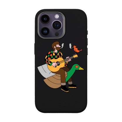 BIRDS OF A FEATHER-iPhone 14 Pro Max Leather Premium Kılıf MagSafe Özellikli