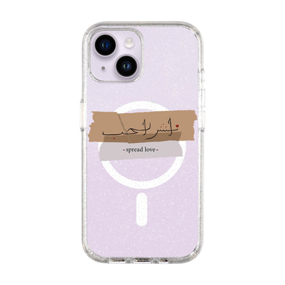 SPREAD LOVE-iPhone 14 Shiny Kılıf MagSafe Özellikli