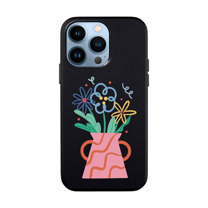 PINK VASE-iPhone 13 Pro Max Leather Kılıf