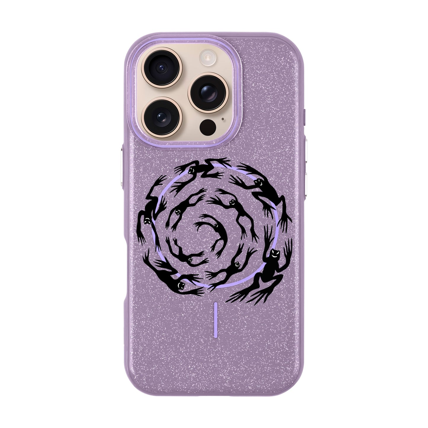 SWIRLING FROGS-iPhone 16 Pro Radiant Kılıf MagSafe Özellikli