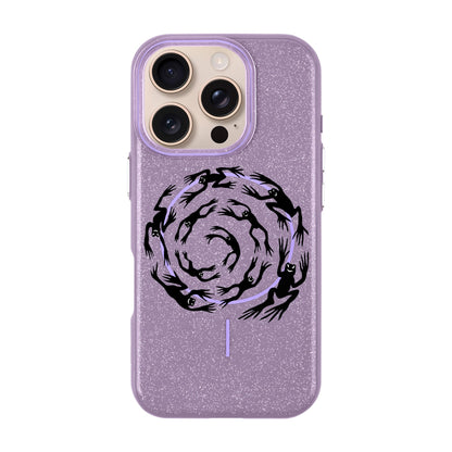 SWIRLING FROGS-iPhone 16 Pro Radiant Kılıf MagSafe Özellikli