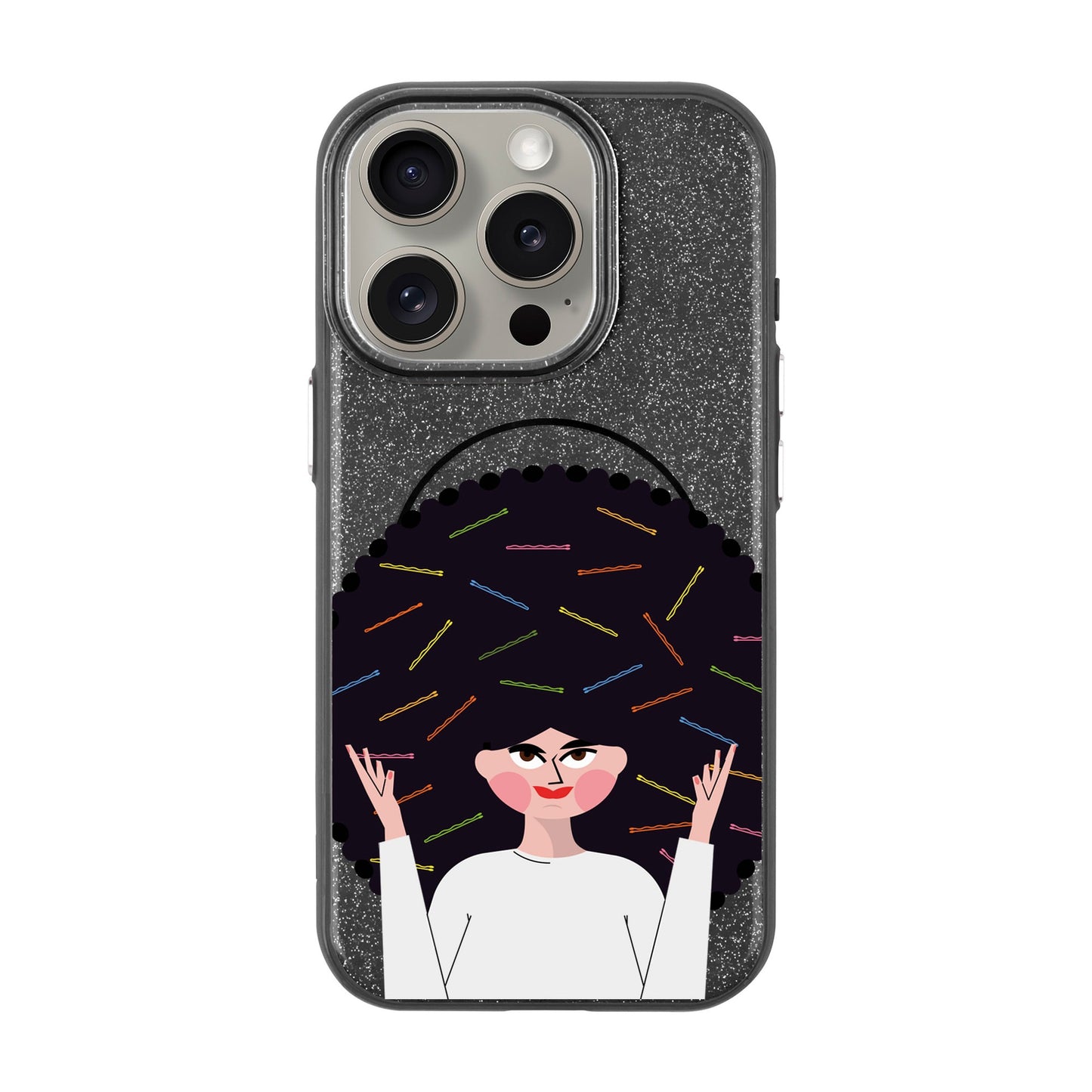 TANGLES OF HAPPINESS-Radiant Kılıf MagSafe Özellikli - iPhone 15 Pro