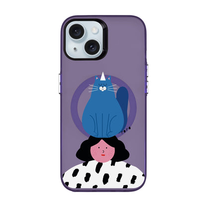 NAUGHTY CAT-iPhone 13 Hold Kılıf MagSafe Özellikli