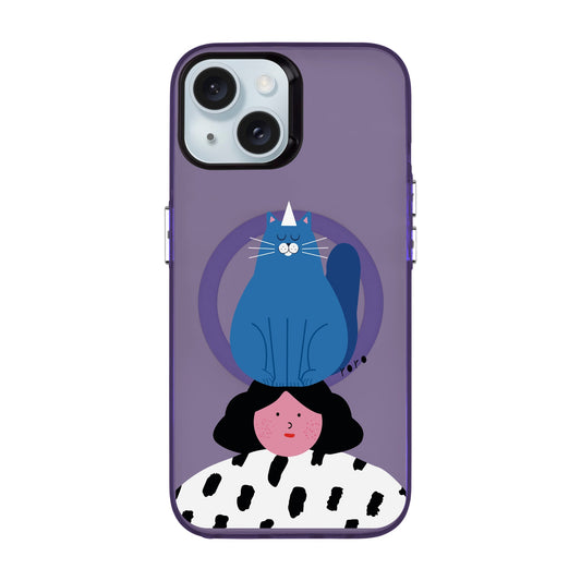 NAUGHTY CAT-iPhone 13 Hold Kılıf MagSafe Özellikli