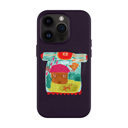 SİHİRLİ KAZAK-Leather Kılıf MagSafe Özellikli - iPhone 14 Pro