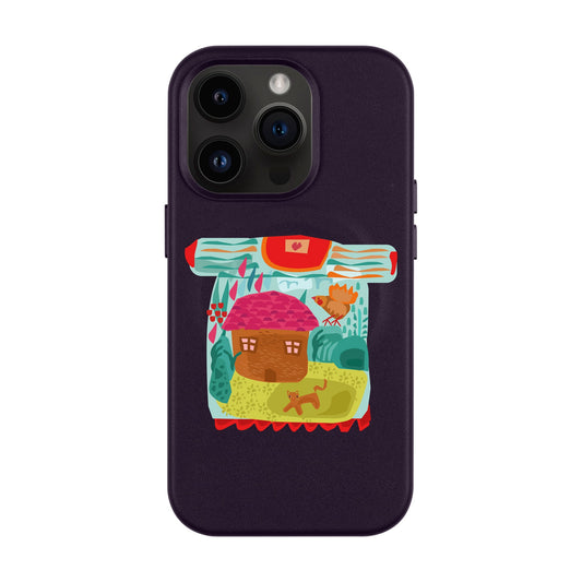 SİHİRLİ KAZAK-Leather Kılıf MagSafe Özellikli - iPhone 14 Pro