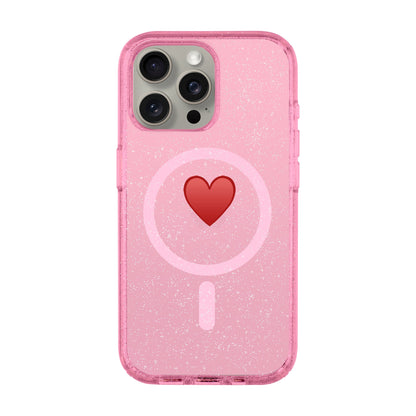 SPREAD HEART-iPhone 15 Pro Max Shiny Kılıf MagSafe Özellikli