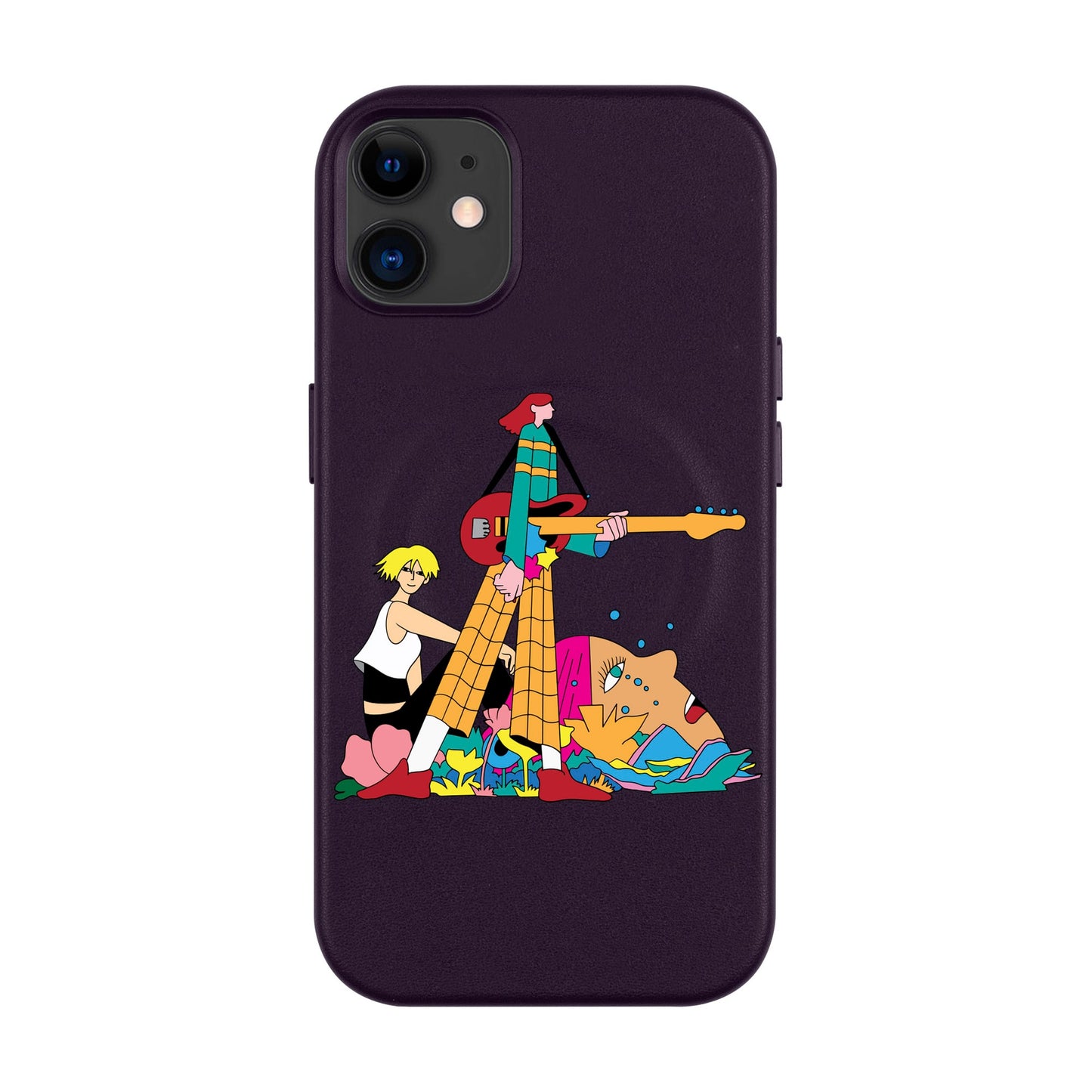 HER BAND-Leather Kılıf MagSafe Özellikli - iPhone 11