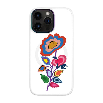 KNITTED FLOWER-iPhone 14 Pro Max Vigor Kılıf MagSafe Özellikli