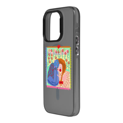 KEDİ POSTA PULU-Hold Kılıf MagSafe Özellikli - iPhone 13