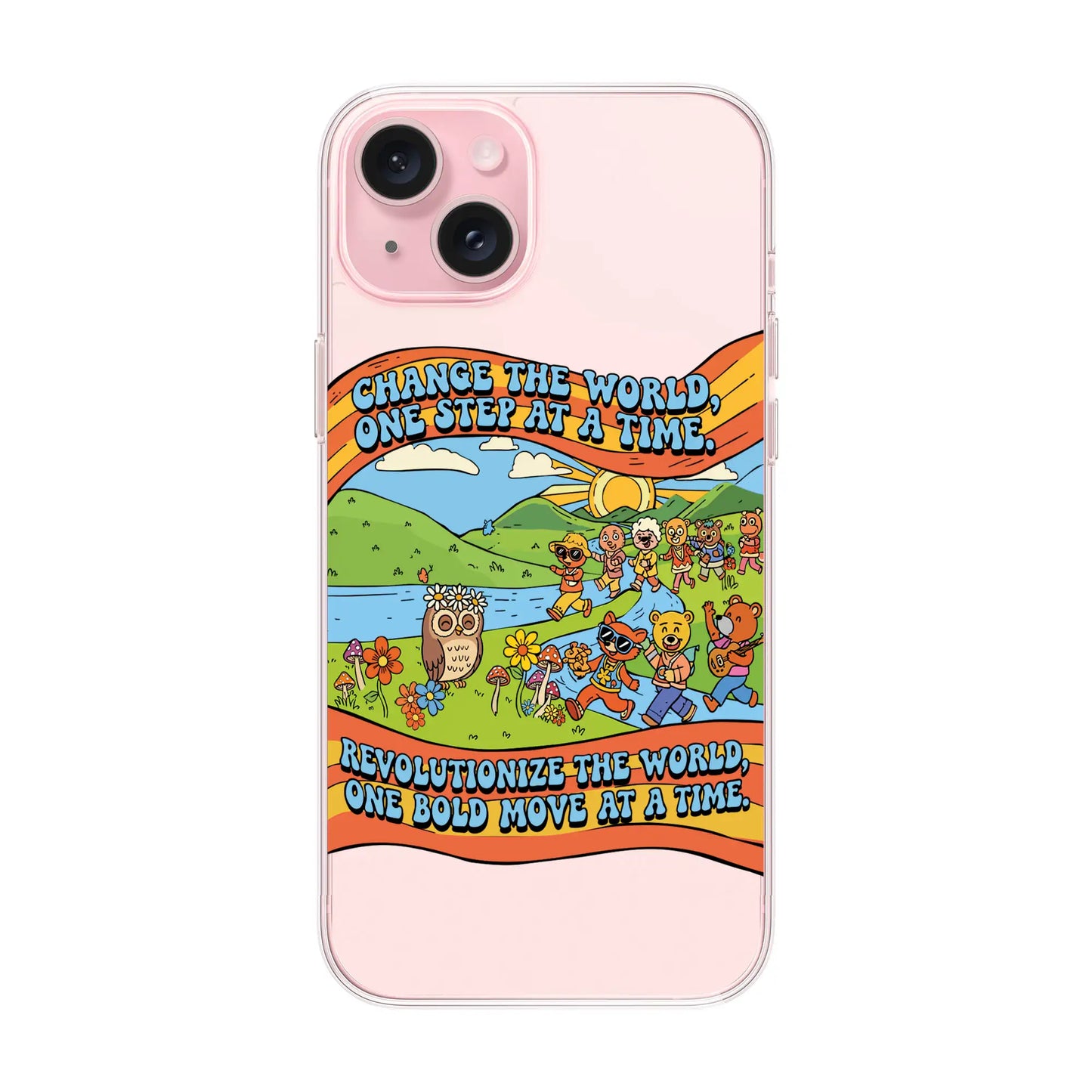 CHANGE THE WORLD-iPhone 15 Plus Solid Kılıf MagSafe Özellikli