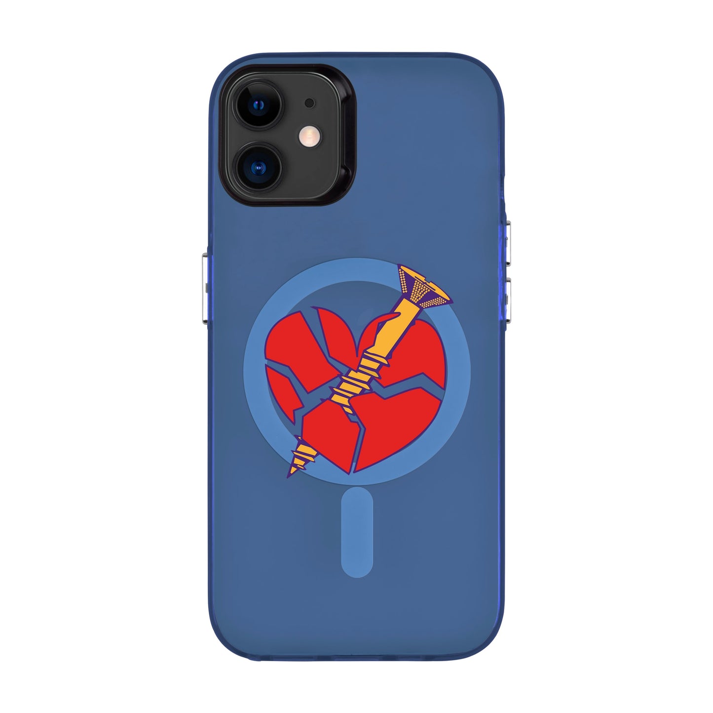 BROKEN HEART-iPhone 11 Hold Kılıf MagSafe Özellikli