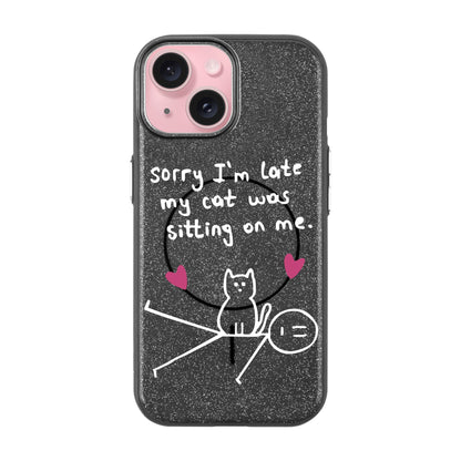 SORRY I'M LATE-iPhone 15 Plus Radiant Kılıf MagSafe Özellikli