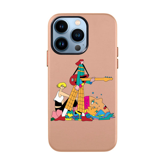 HER BAND-iPhone 13 Pro Max Leather Kılıf