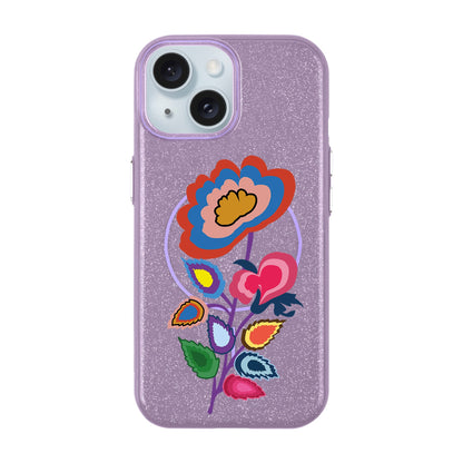 KNITTED FLOWER-iPhone 15 Plus Radiant Kılıf MagSafe Özellikli