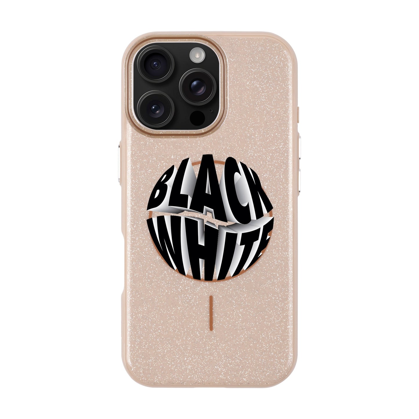 BLACK WHITE-iPhone 16 Pro Max Radiant Kılıf MagSafe Özellikli