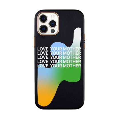LOVE YOUR MOTHER-iPhone Xs Max Leather Kılıf