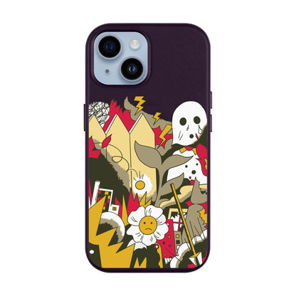 EVERYTHING IS BURNING-Leather Kılıf MagSafe Özellikli - iPhone 13