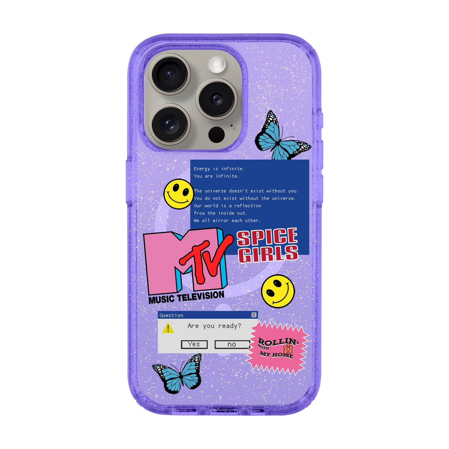 ARE YOU READY-Shiny Kılıf MagSafe Özellikli - iPhone 15 Pro