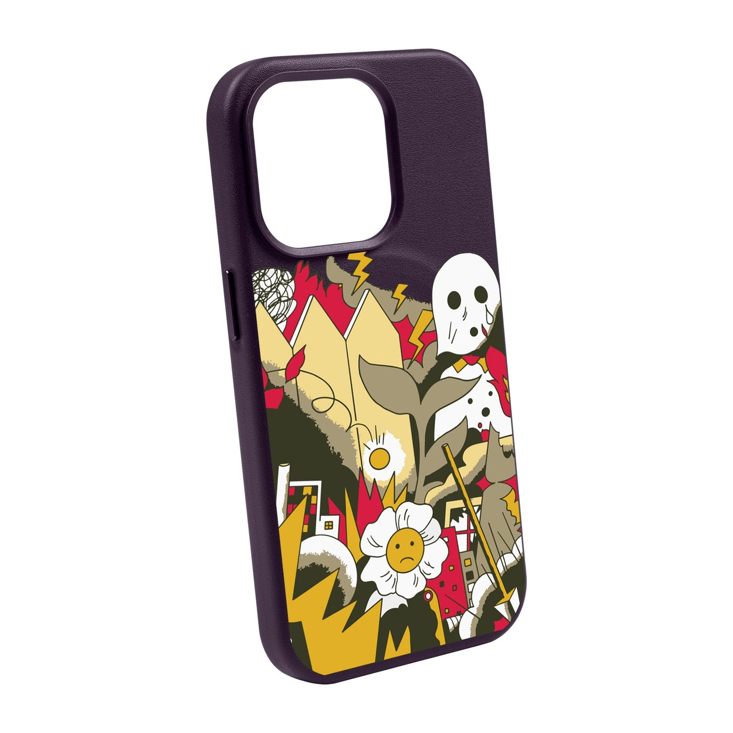 EVERYTHING IS BURNING-Leather Kılıf MagSafe Özellikli - iPhone 13