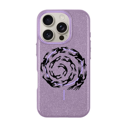 SWIRLING FROGS-iPhone 16 Pro Radiant Kılıf MagSafe Özellikli