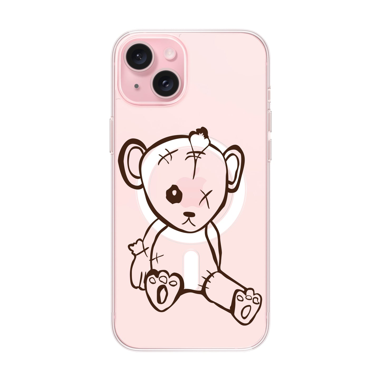 BABY BEAR-iPhone 15 Plus Solid Kılıf MagSafe Özellikli