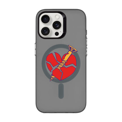 BROKEN HEART-iPhone 15 Pro Max Hold Kılıf MagSafe Özellikli