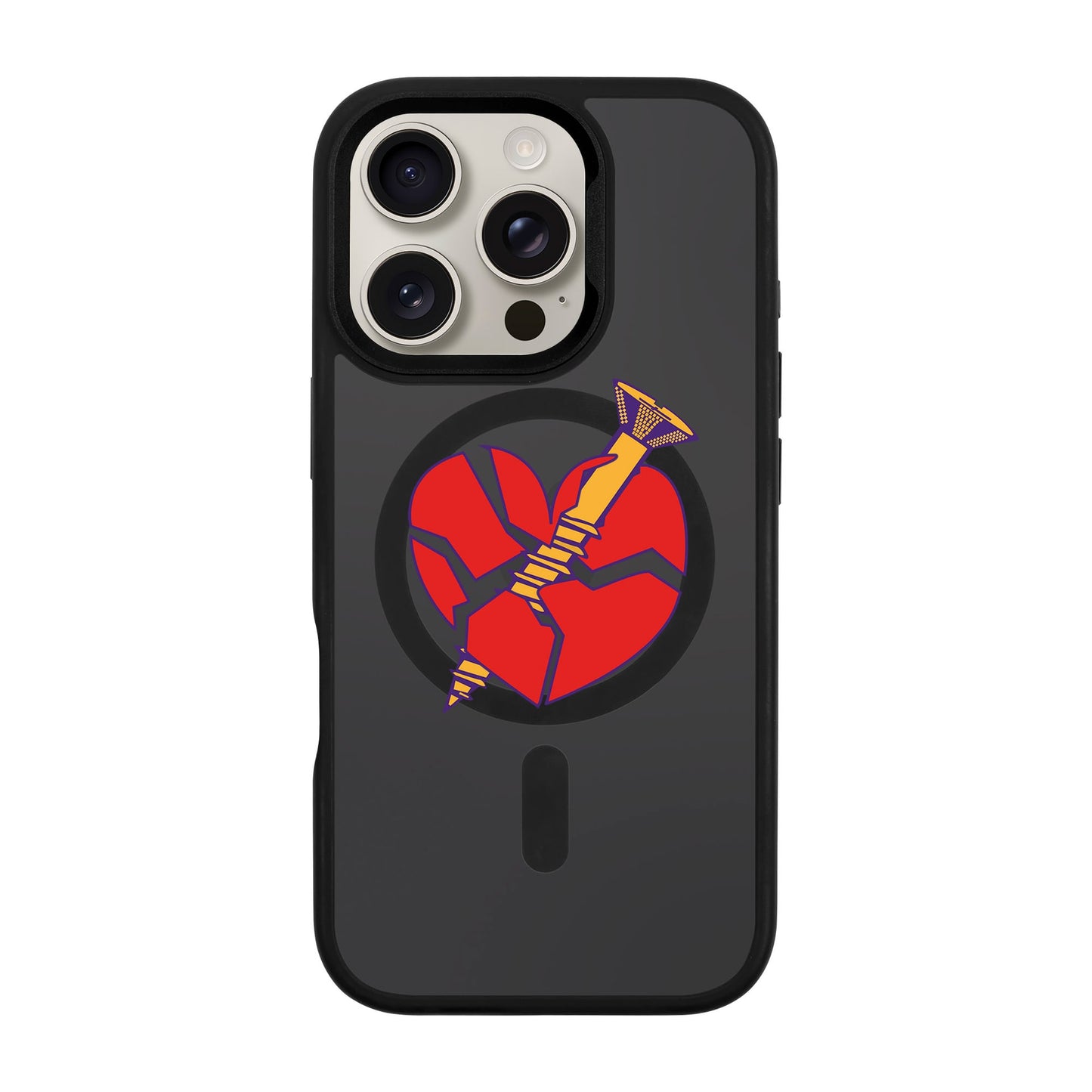 BROKEN HEART-iPhone 16 Pro Rise Kılıf MagSafe Özellikli