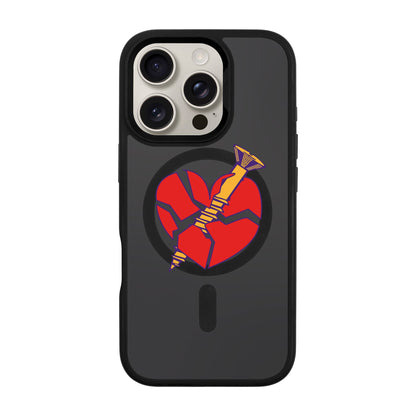 BROKEN HEART-iPhone 16 Pro Rise Kılıf MagSafe Özellikli