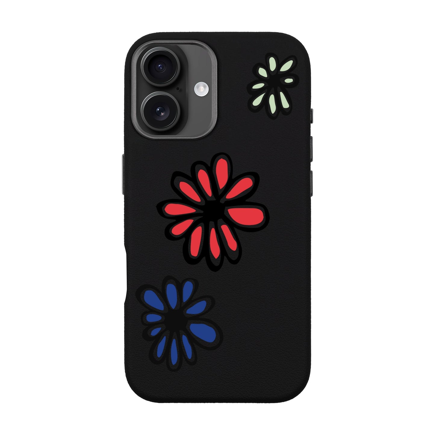 FLORIST-iPhone 16 Leather Premium Kılıf MagSafe Özellikli