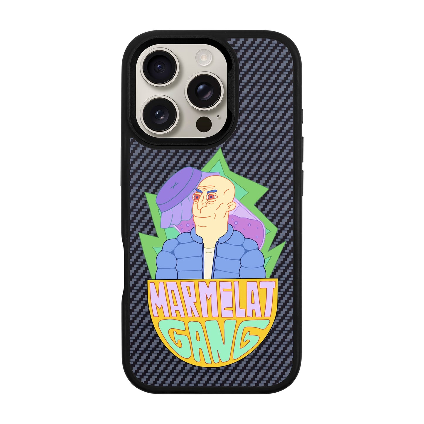 MARMELAT GANG-iPhone 16 Pro Plaid Kılıf MagSafe Özellikli