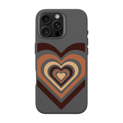 HEART-iPhone 16 Pro Max Leather Premium Kılıf MagSafe Özellikli