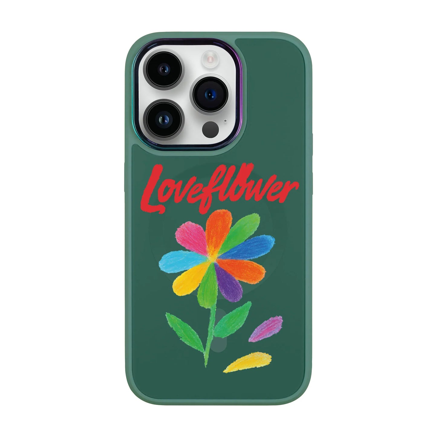 LOVE FLOWER-iPhone 14 Pro Vigor Kılıf MagSafe Özellikli