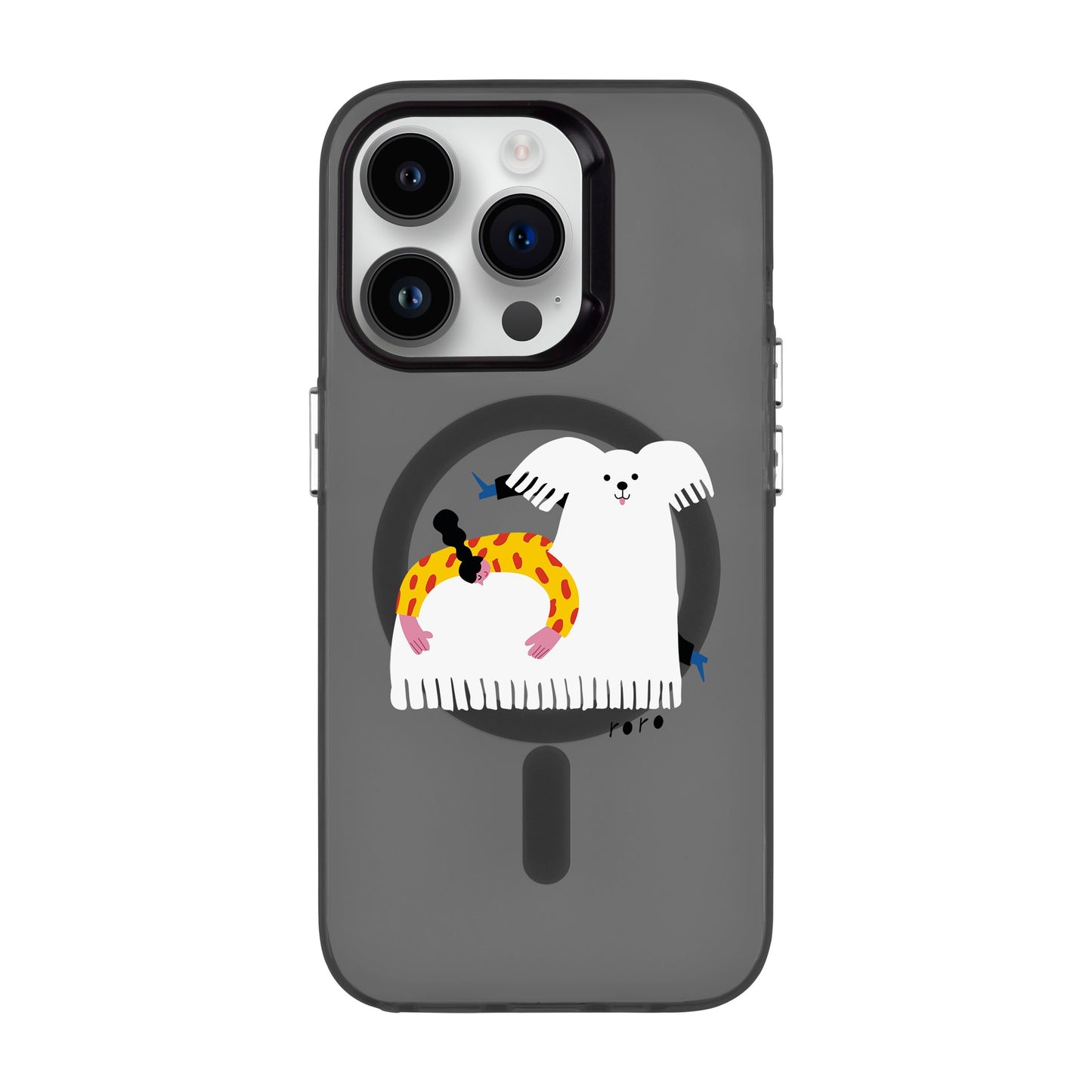 FANCY DOG-iPhone 14 Pro Hold Kılıf MagSafe Özellikli