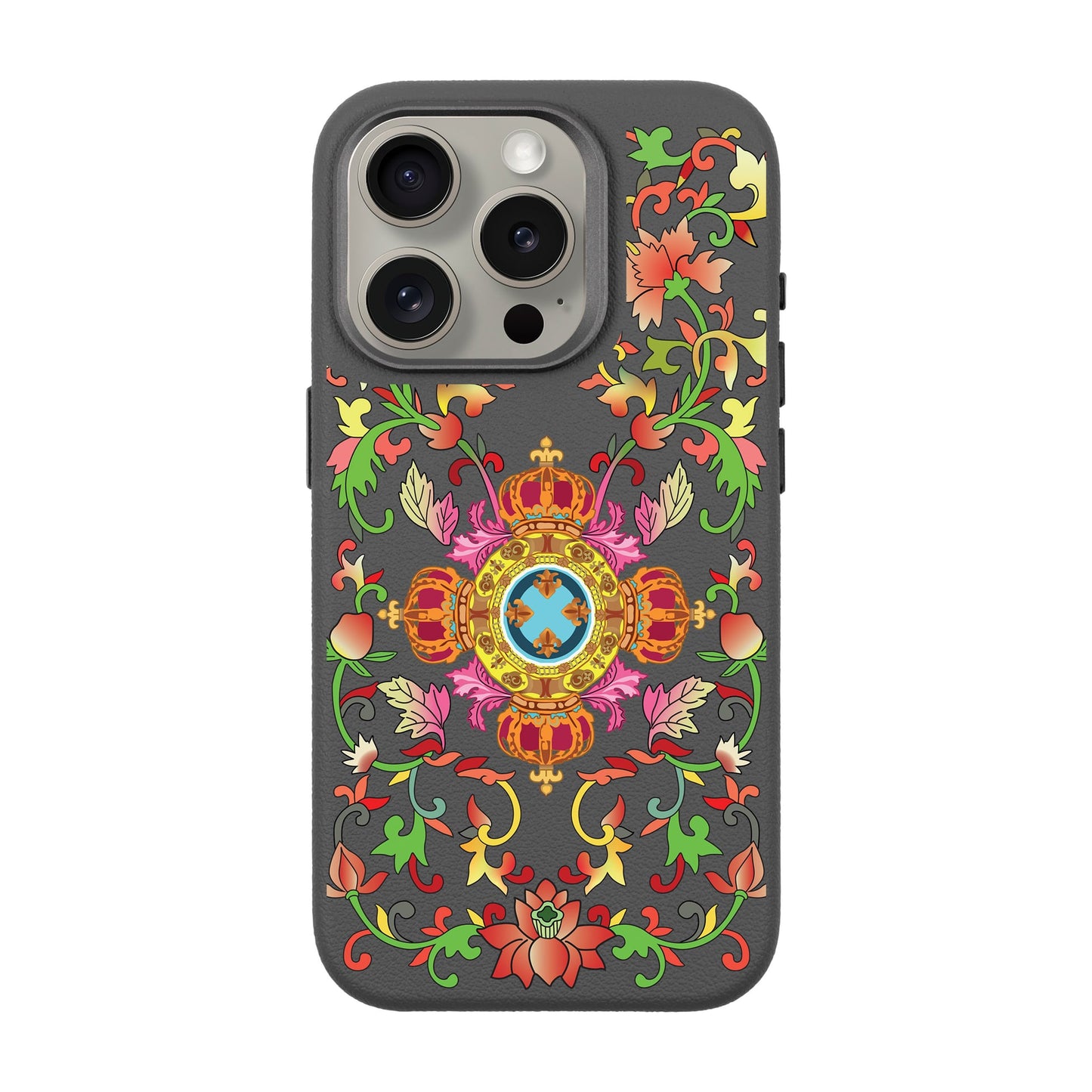 SPIRAL-iPhone 15 Pro Leather Premium Kılıf MagSafe Özellikli