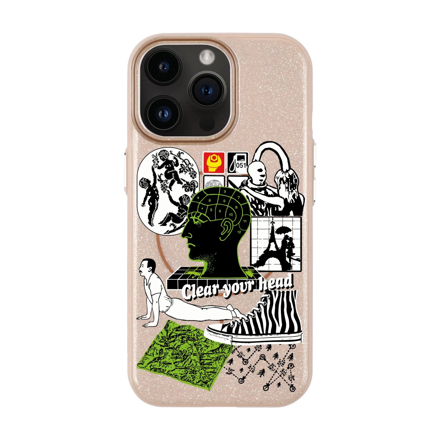 CLEAR YOUR HEAD-iPhone 14 Pro Max Radiant Kılıf MagSafe Özellikli