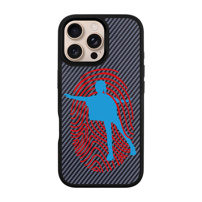 FINGERMARK-iPhone 16 Pro Max Plaid Kılıf MagSafe Özellikli