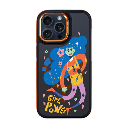 GIRL POWER-iPhone 15 Pro Max Dark Kılıf MagSafe Özellikli