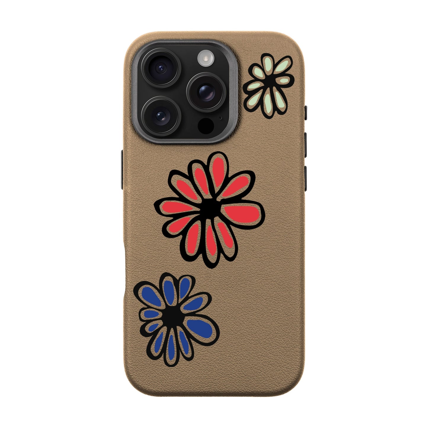 FLORIST-iPhone 16 Pro Leather Premium Kılıf MagSafe Özellikli