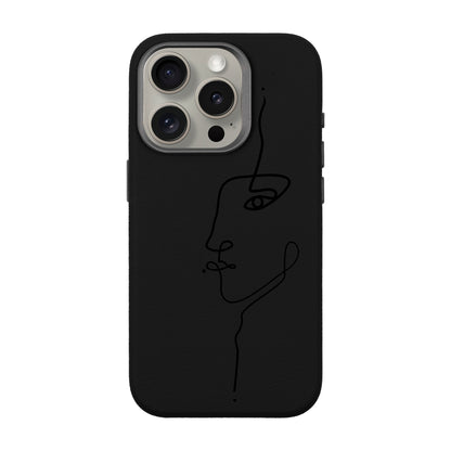 FACE-iPhone 15 Pro Leather Premium Kılıf MagSafe Özellikli