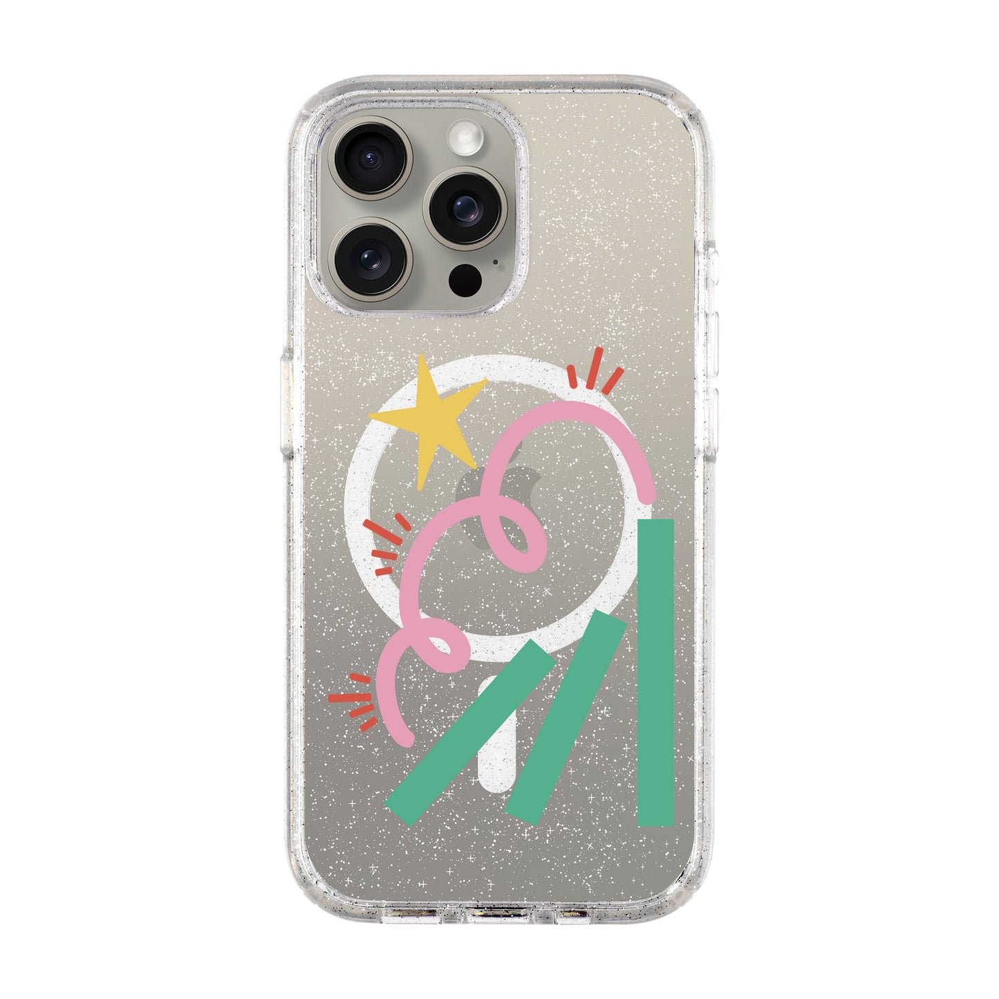 DOMINO-iPhone 15 Pro Max Shiny Kılıf MagSafe Özellikli