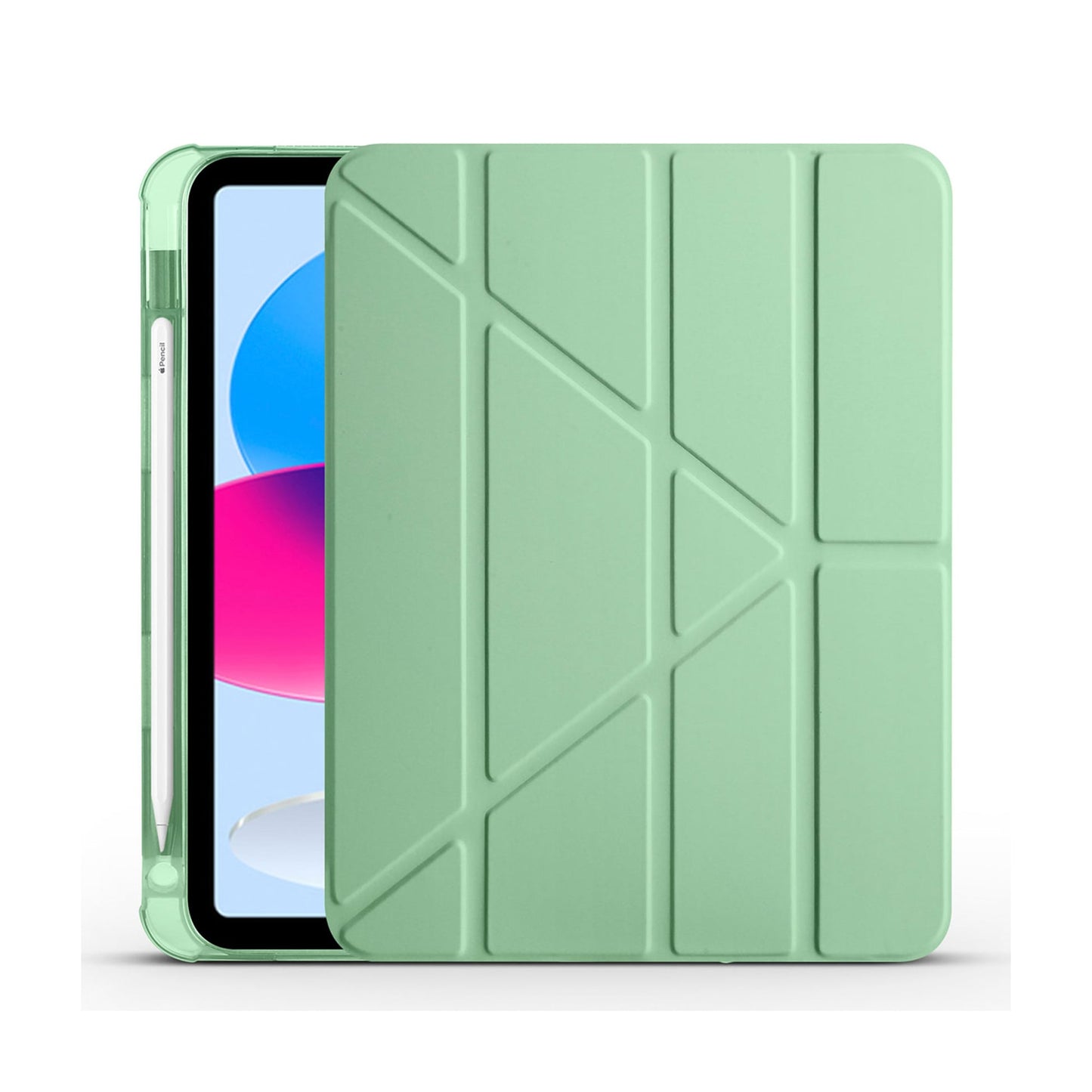 Apple iPad 11.Nesil 2025-Trigon Folding Kalemlikli Standlı Kılıf