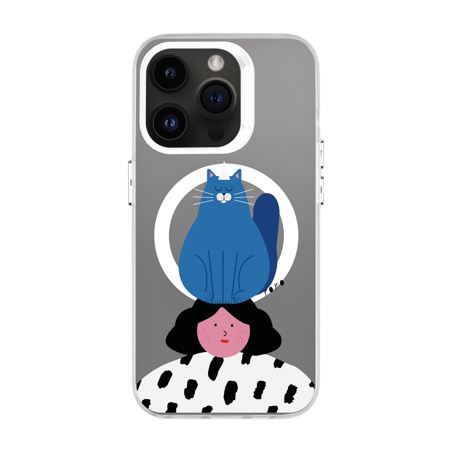 NAUGHTY CAT-iPhone 14 Pro Hold Kılıf MagSafe Özellikli