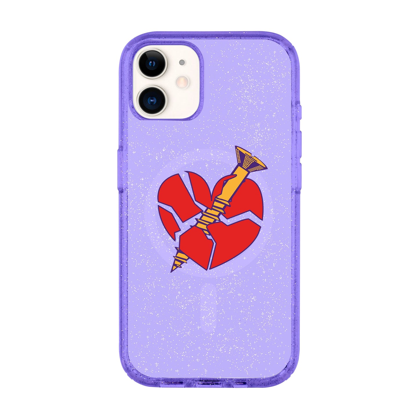 BROKEN HEART-iPhone 11 Shiny Kılıf MagSafe Özellikli