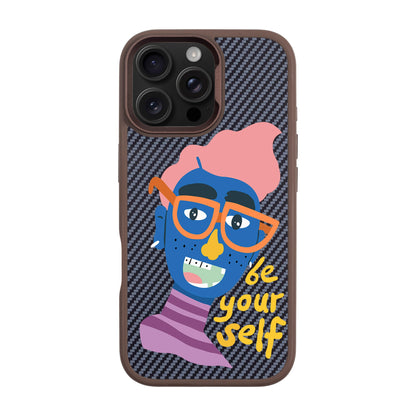 BE YOUR SELF-iPhone 16 Pro Max Plaid Kılıf MagSafe Özellikli
