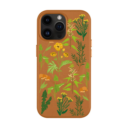 POTHERB-iPhone 14 Pro Max Leather Kılıf MagSafe Özellikli