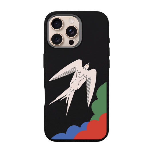 L’OISEAU LIBRE-iPhone 16 Pro Max Leather Premium Kılıf MagSafe Özellikli