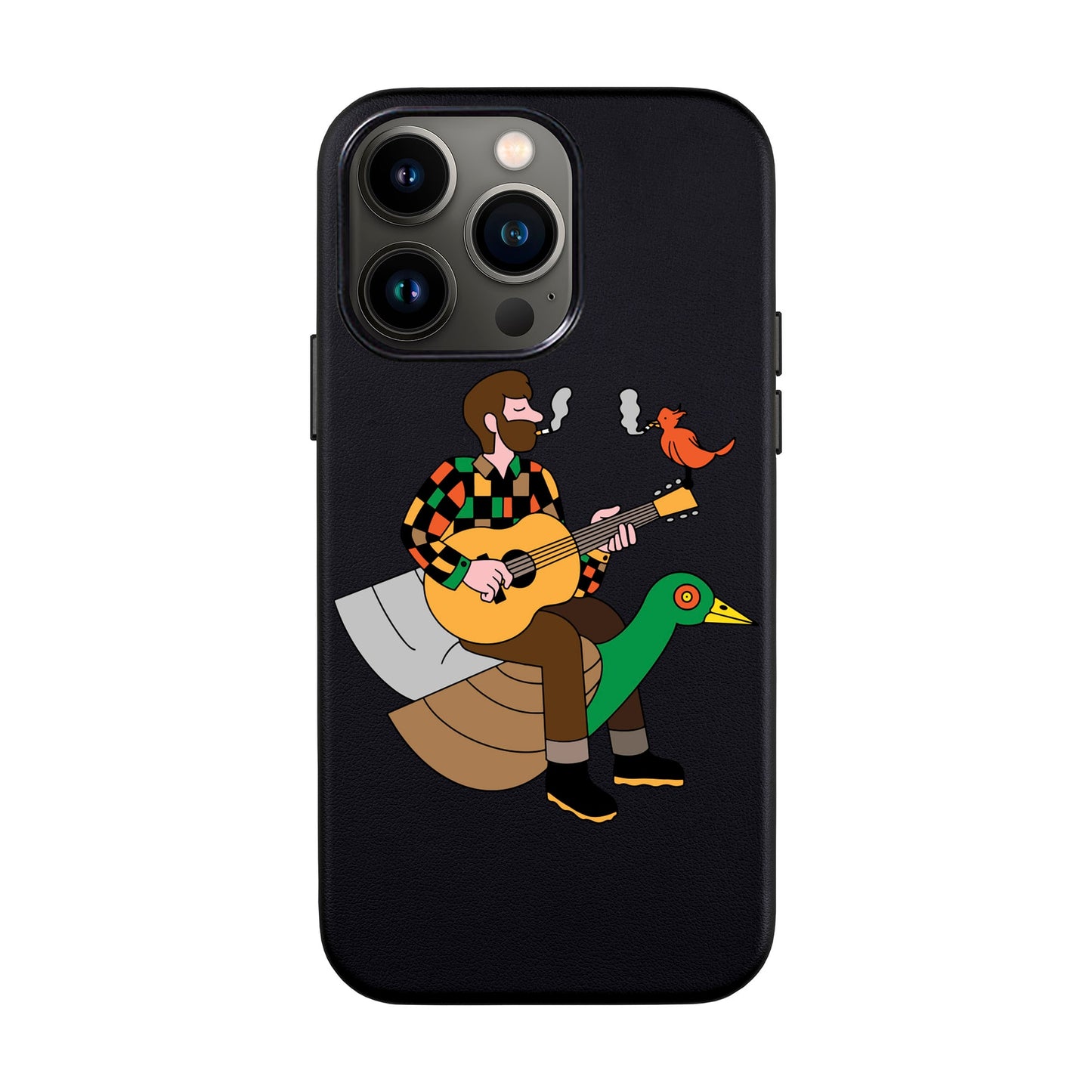 BIRDS OF A FEATHER-iPhone 13 Pro Leather Kılıf